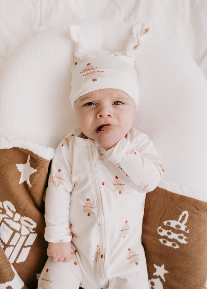 Zip Romper | My First Christmas (NO FRILL)