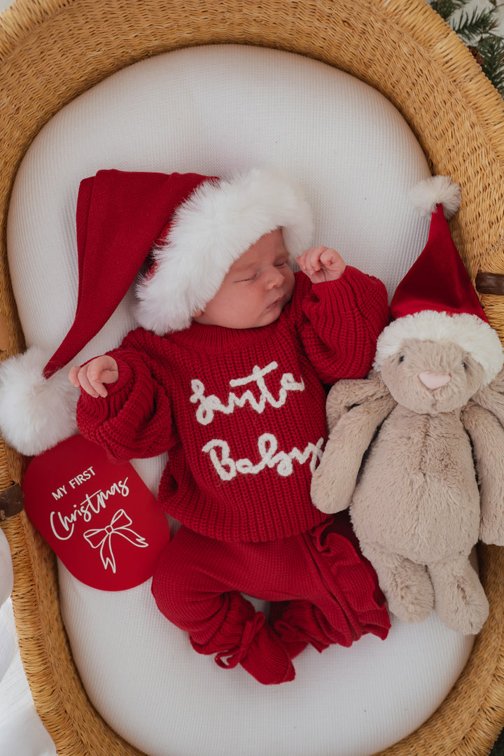'Santa Baby' Chunky Knit Jumper | Rudolph