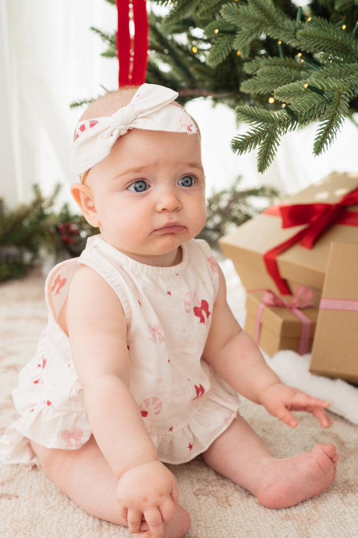 Two-Piece Set | Candy Cane Bows | PRE-ORDER