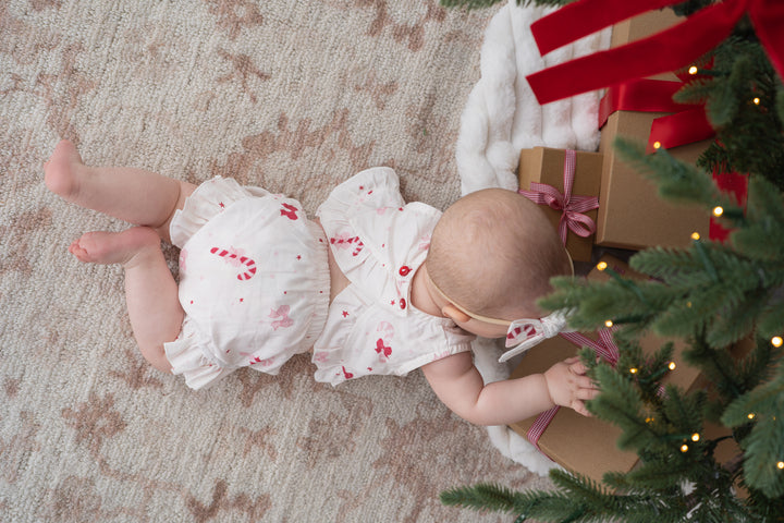 Two-Piece Set | Candy Cane Bows | PRE-ORDER
