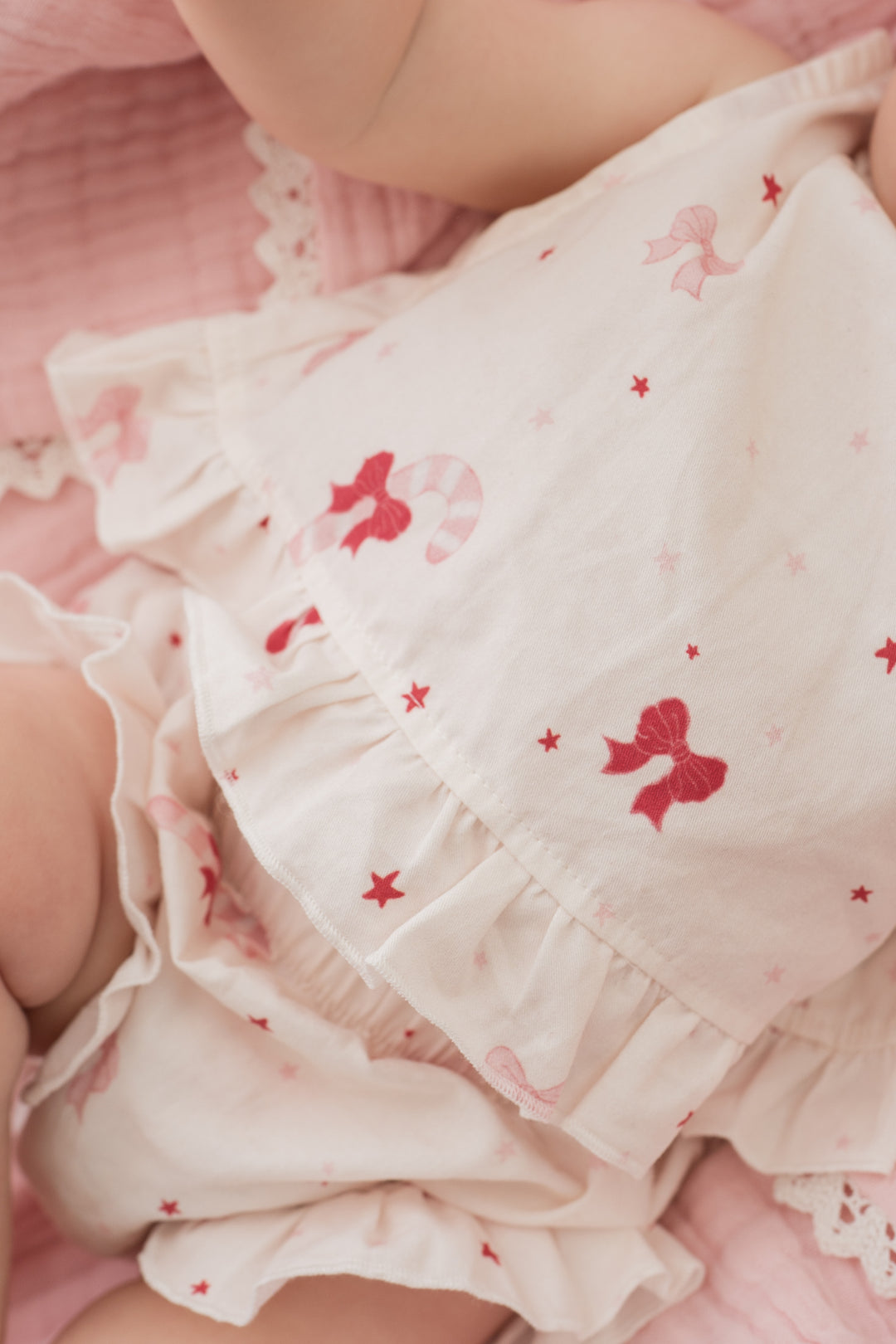 Two-Piece Set | Candy Cane Bows | PRE-ORDER