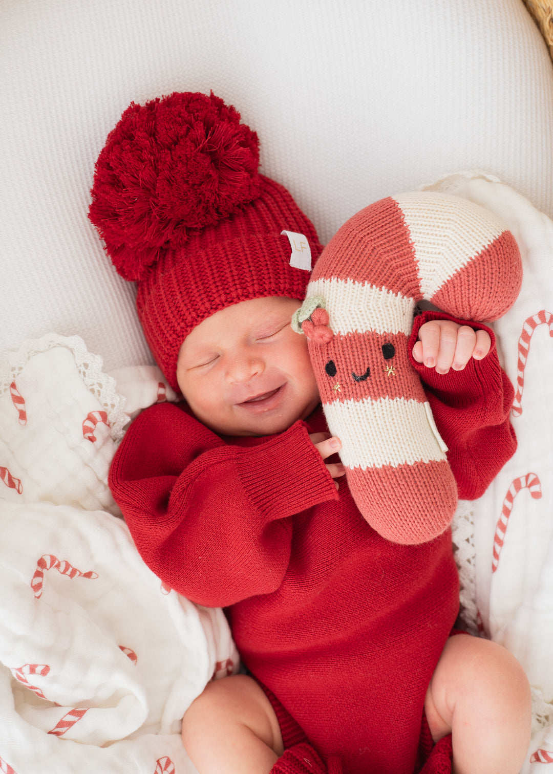 Knitted Pom Beanie | Rudolph | PRE-ORDER