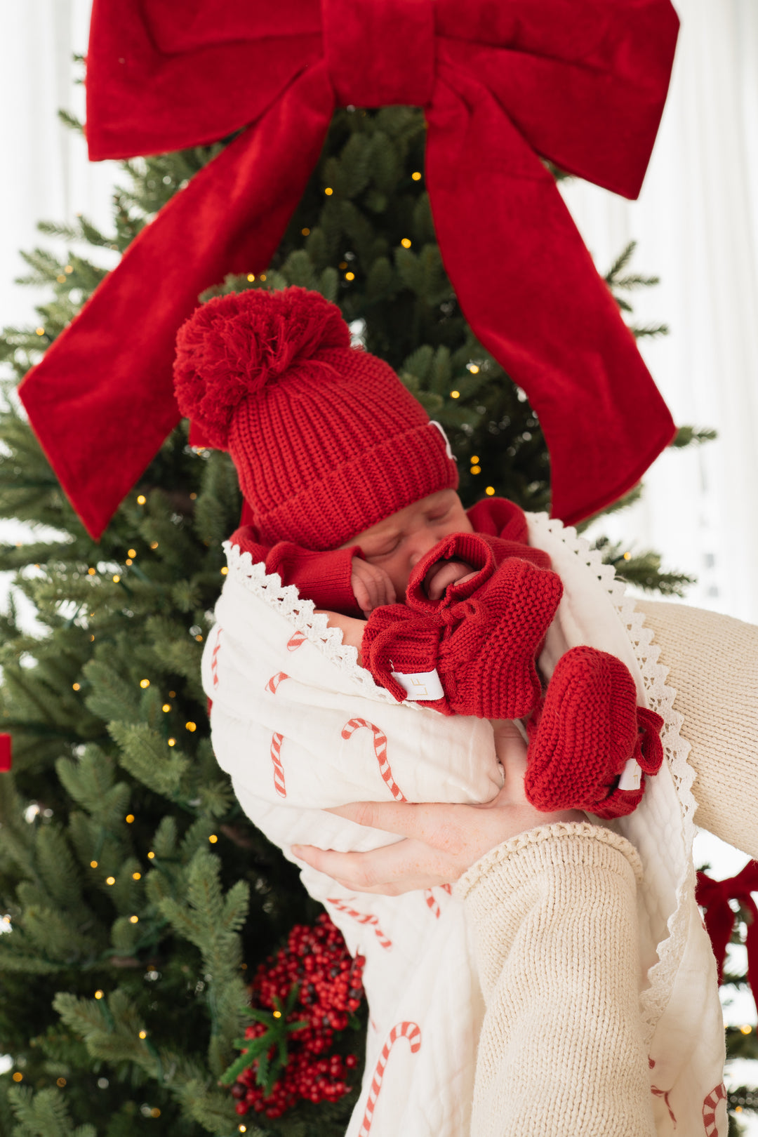 Knitted Pom Beanie | Rudolph | PRE-ORDER