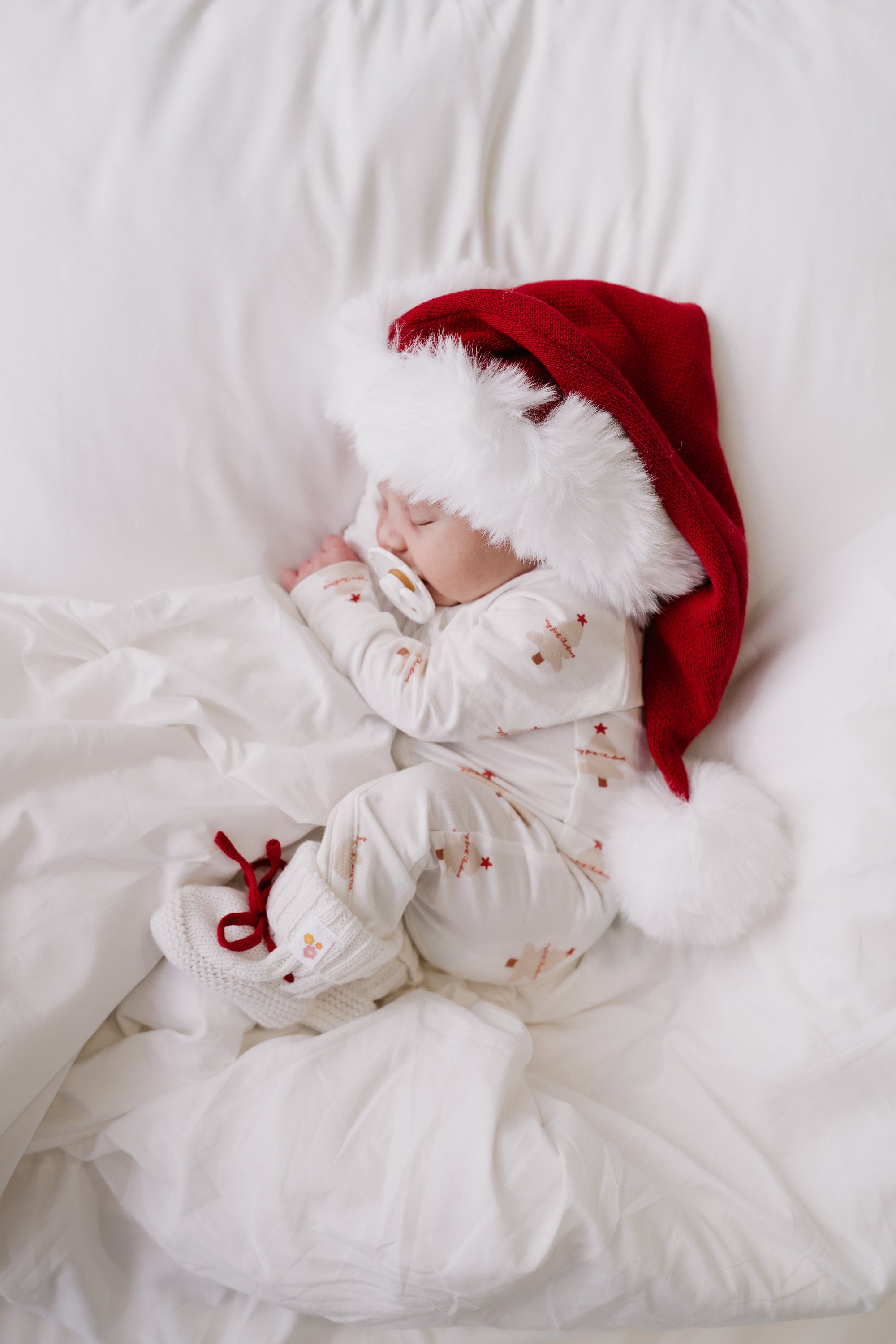 Knit Santa Hat | Rudolph Red *PRE-ORDER* – Little and Fern