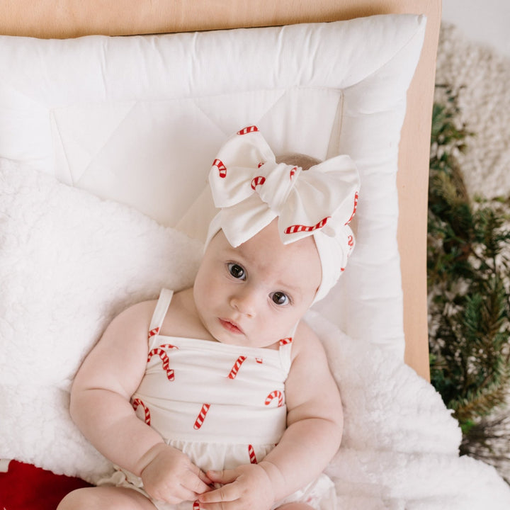 Oversized Topknot | Classic Candy Cane