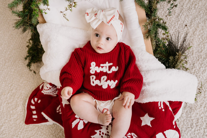 'Santa Baby' Chunky Knit Jumper | Rudolph