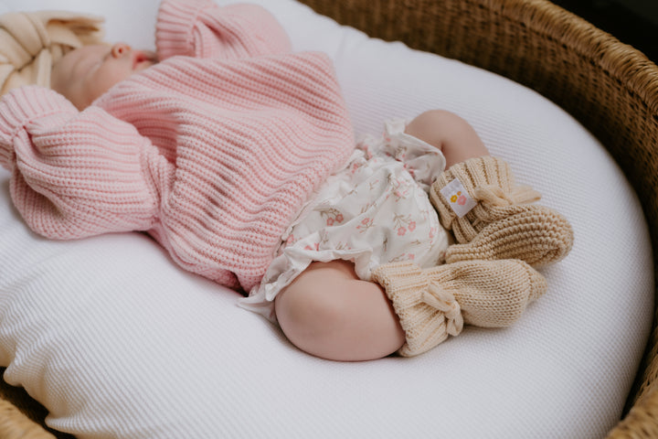 Chunky Knit Jumper | Baby Pink
