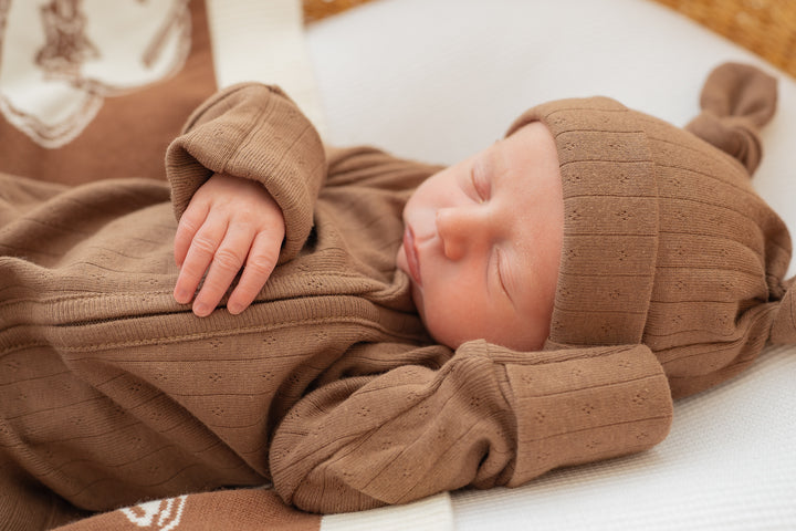 Essential Zip Romper | Chocolate