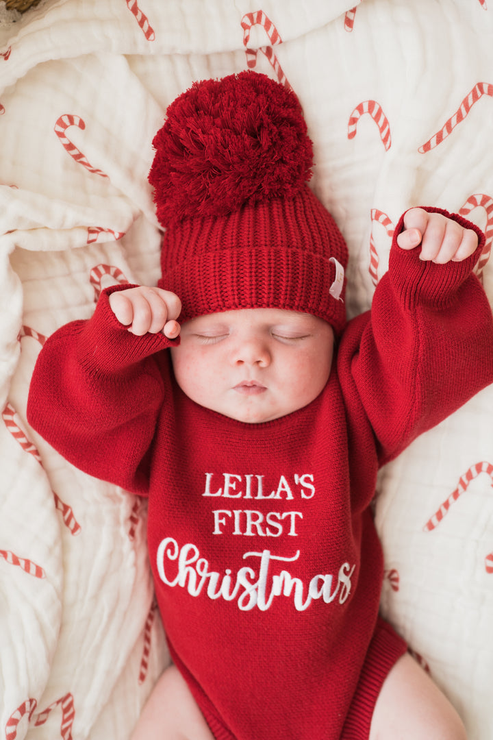 Knit Romper | Rudolph | PRE-ORDER