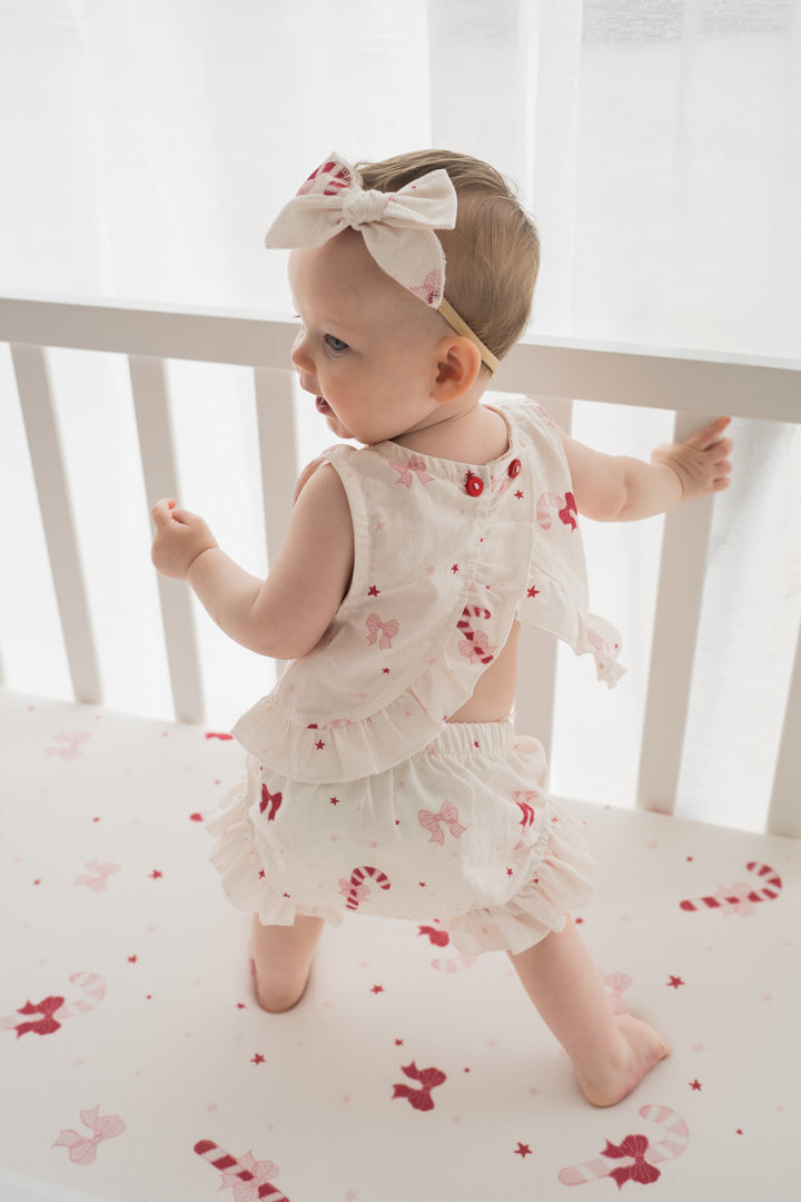 Two-Piece Set | Candy Cane Bows | PRE-ORDER