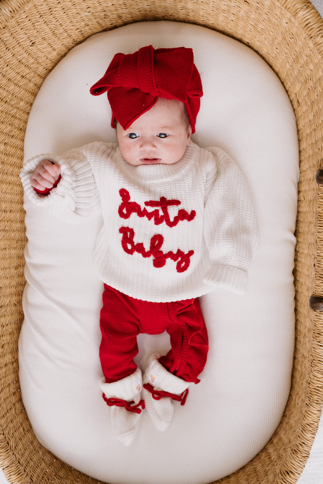 'Santa Baby' Chunky Knit Jumper | Snow