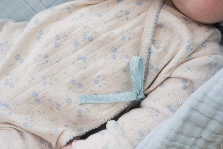 Essential Kimono Romper | Paisley Blue