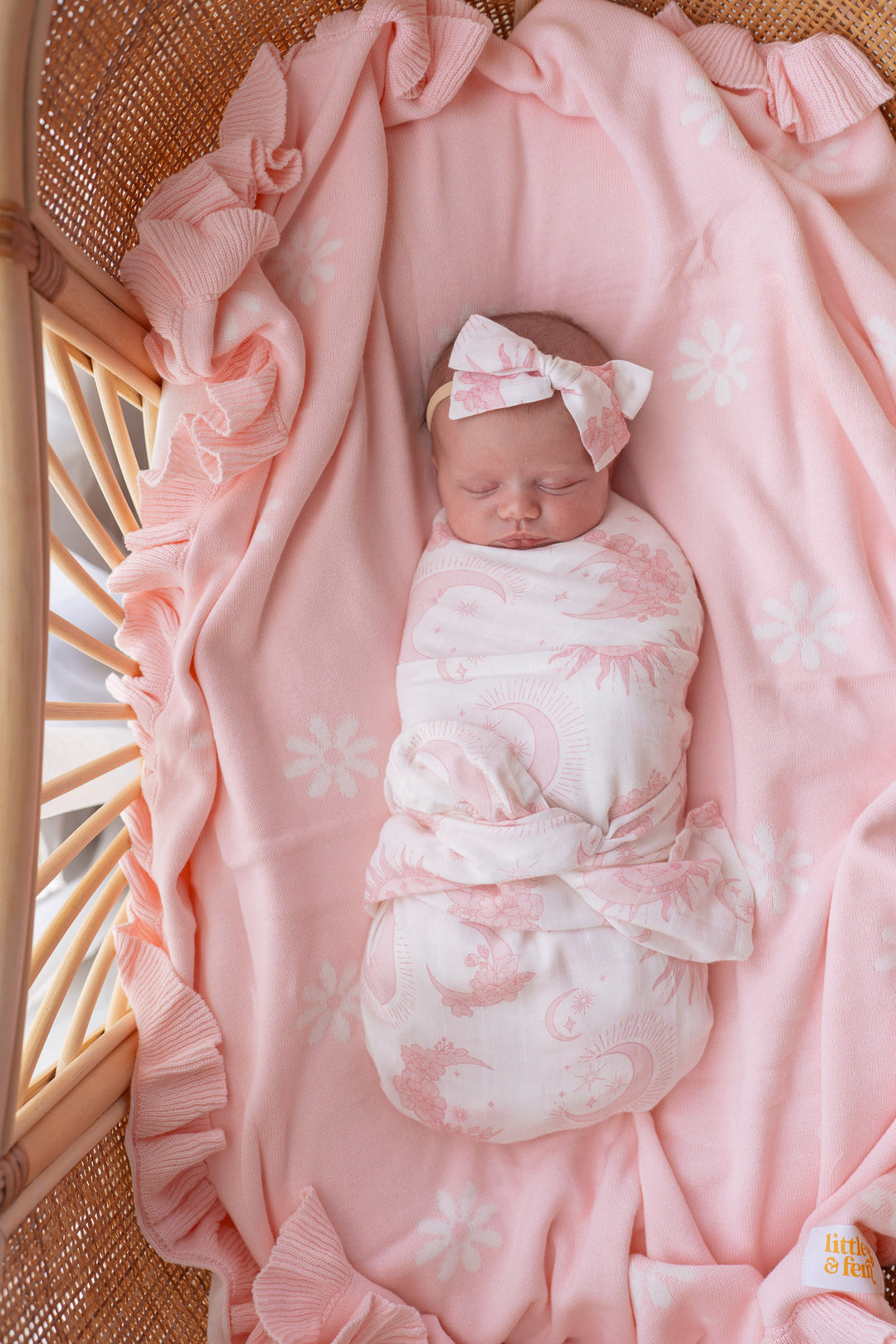 Muslin Swaddle | Celestial Pink