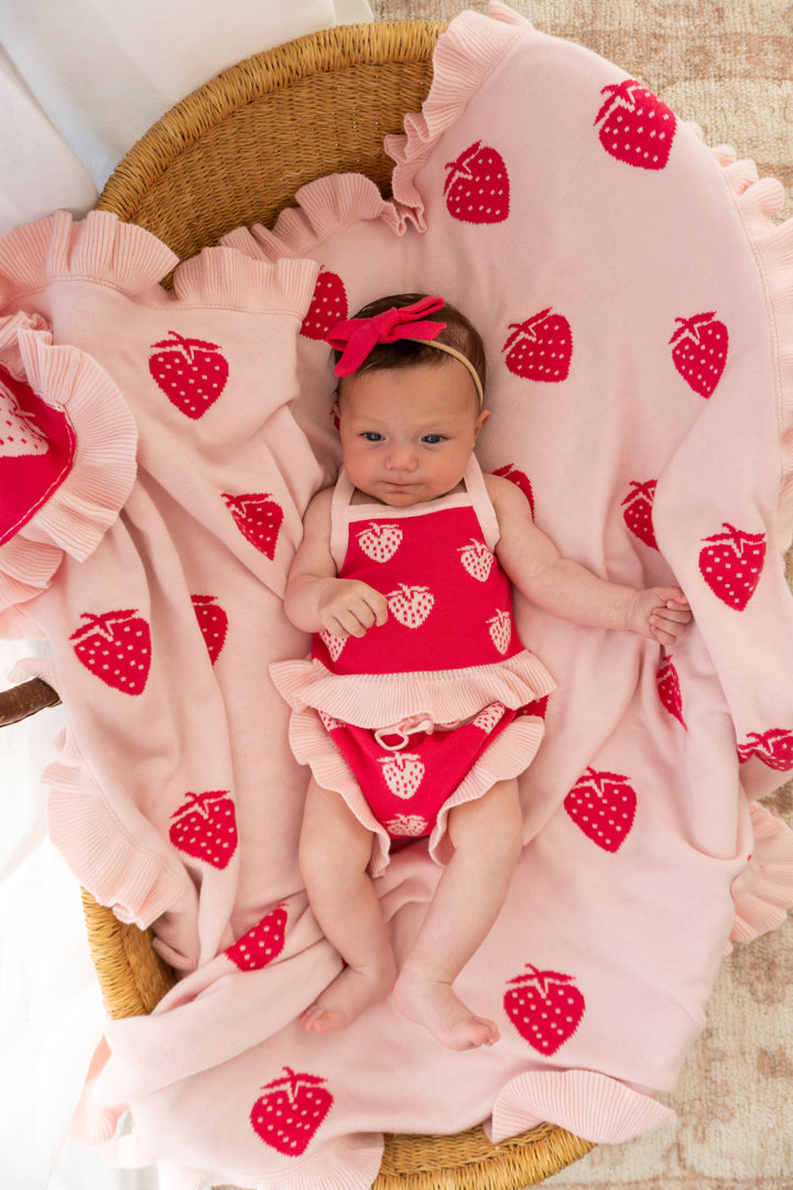Knit Summer Set | Strawberry