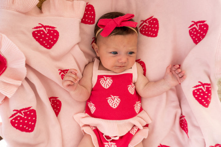 Knit Summer Set | Strawberry