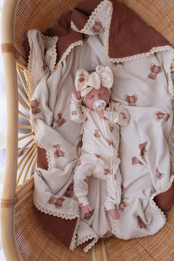 Zip Romper | Teddies (NO FRILL)