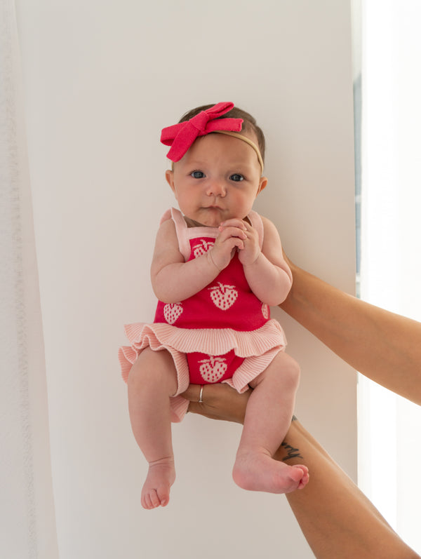 Knit Summer Set | Strawberries