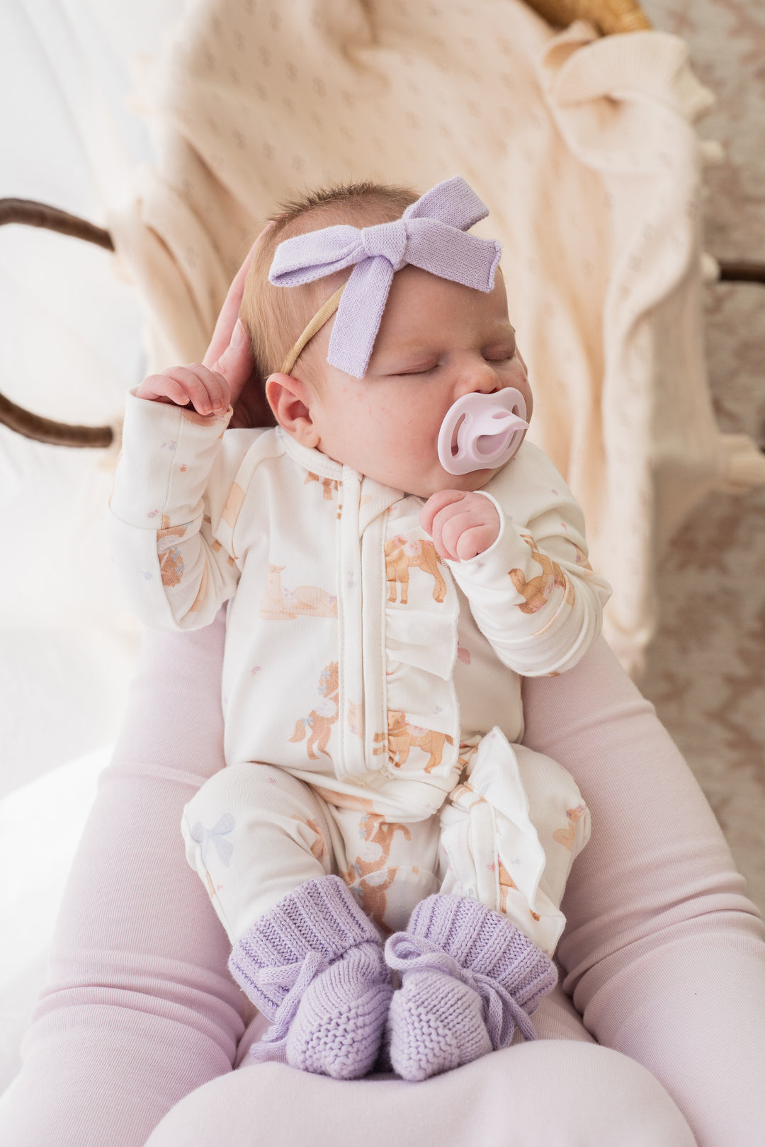 Frill Zip Romper | Pony Club