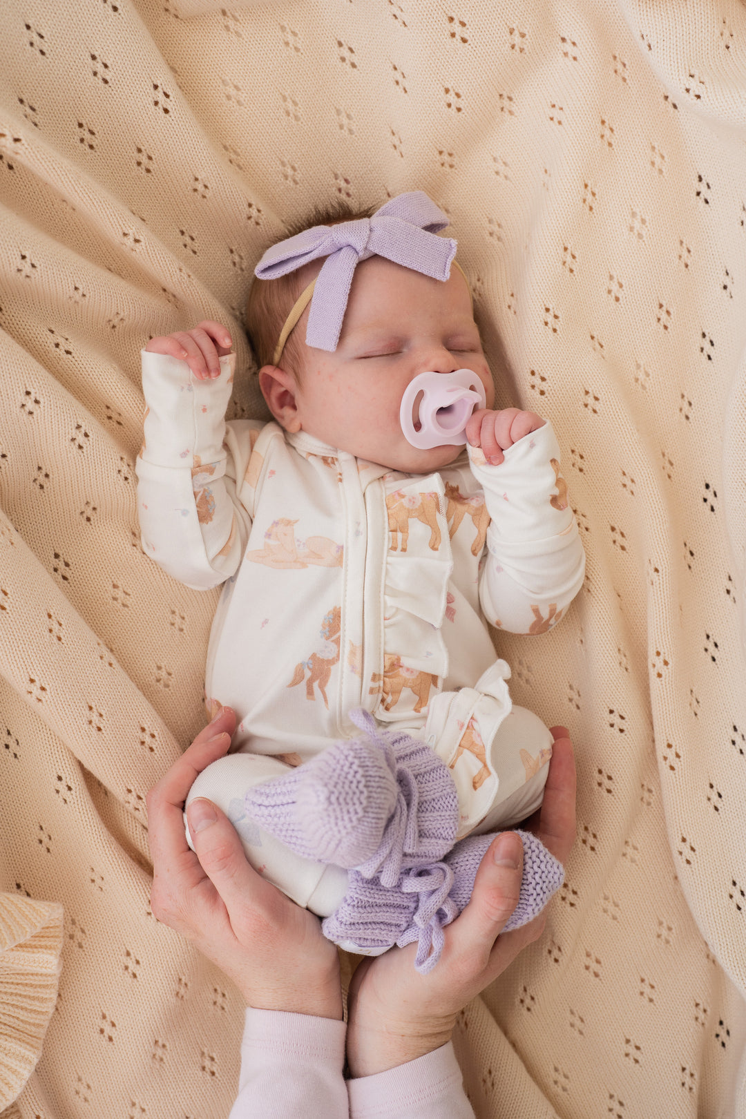 Frill Zip Romper | Pony Club