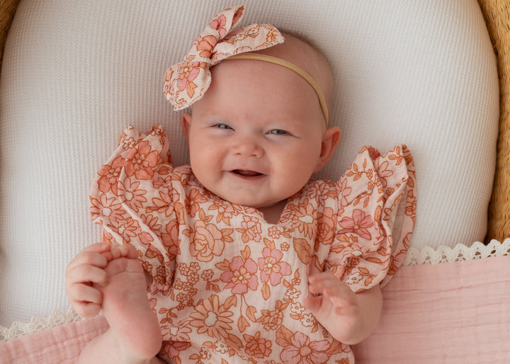 Frill Muslin Romper | Blossom