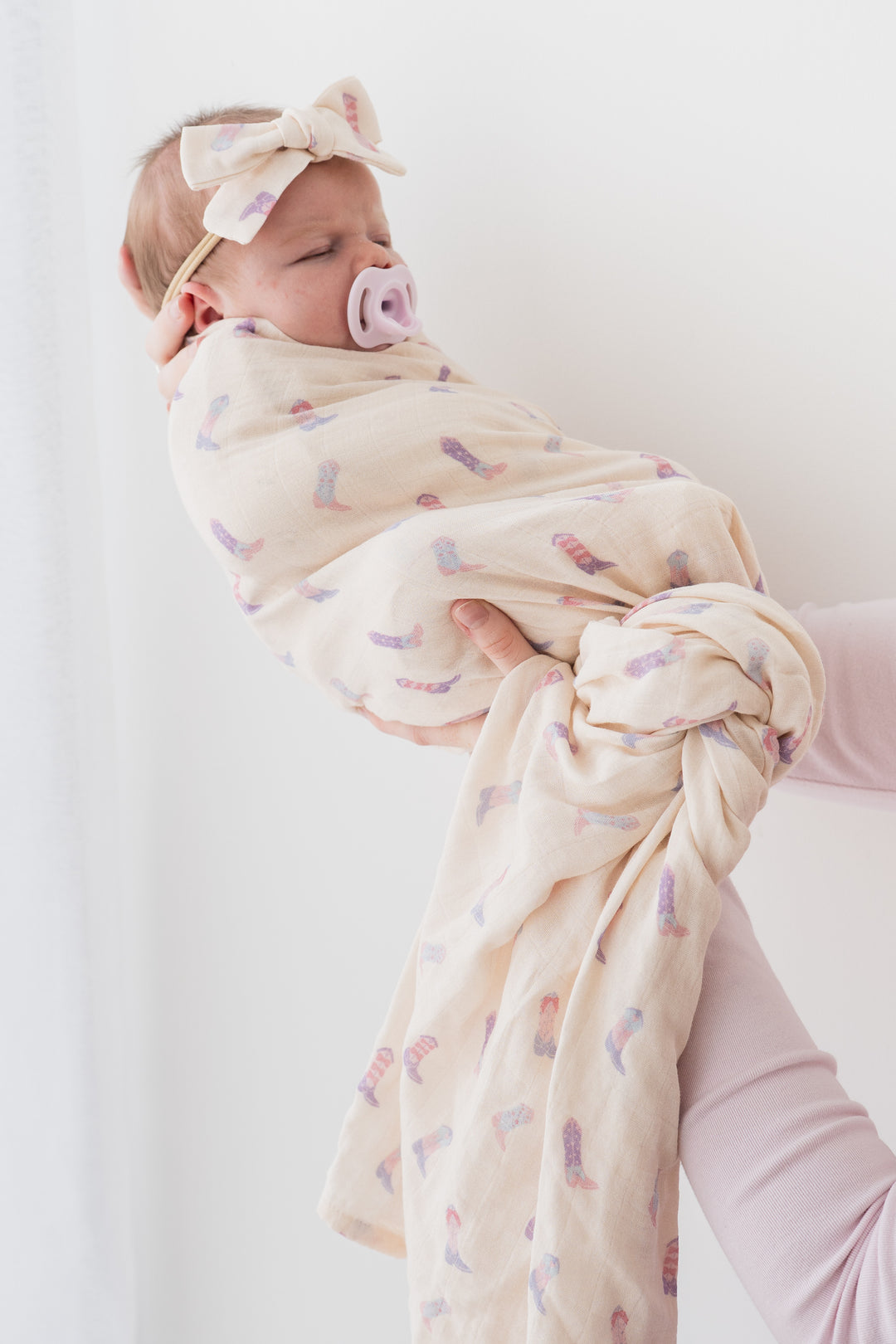 Muslin Swaddle | Cowgirl Boots