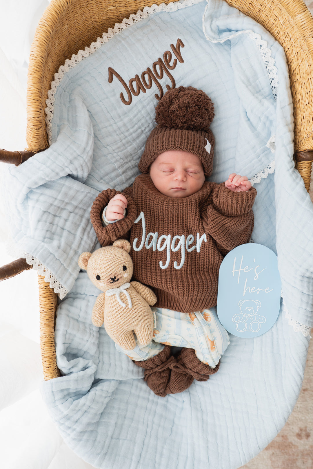 Chunky Baby Knit Jumper | Chocolate