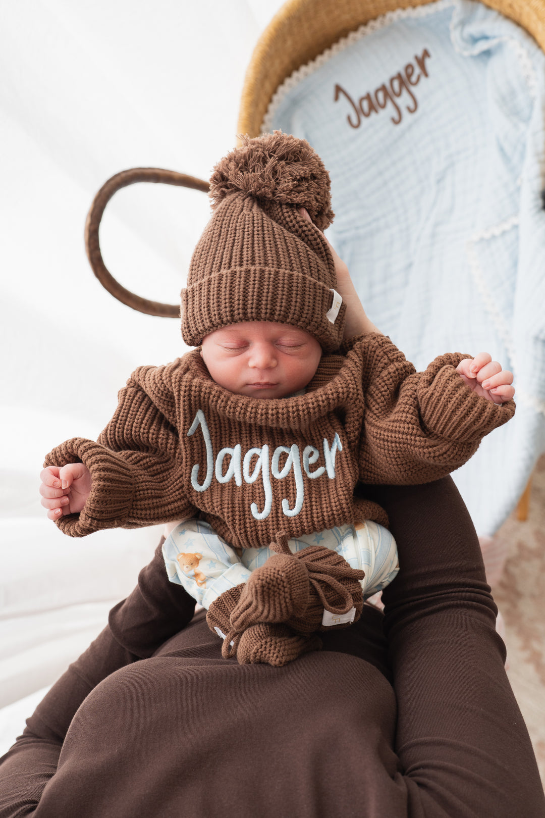 Chunky Baby Knit Jumper | Chocolate