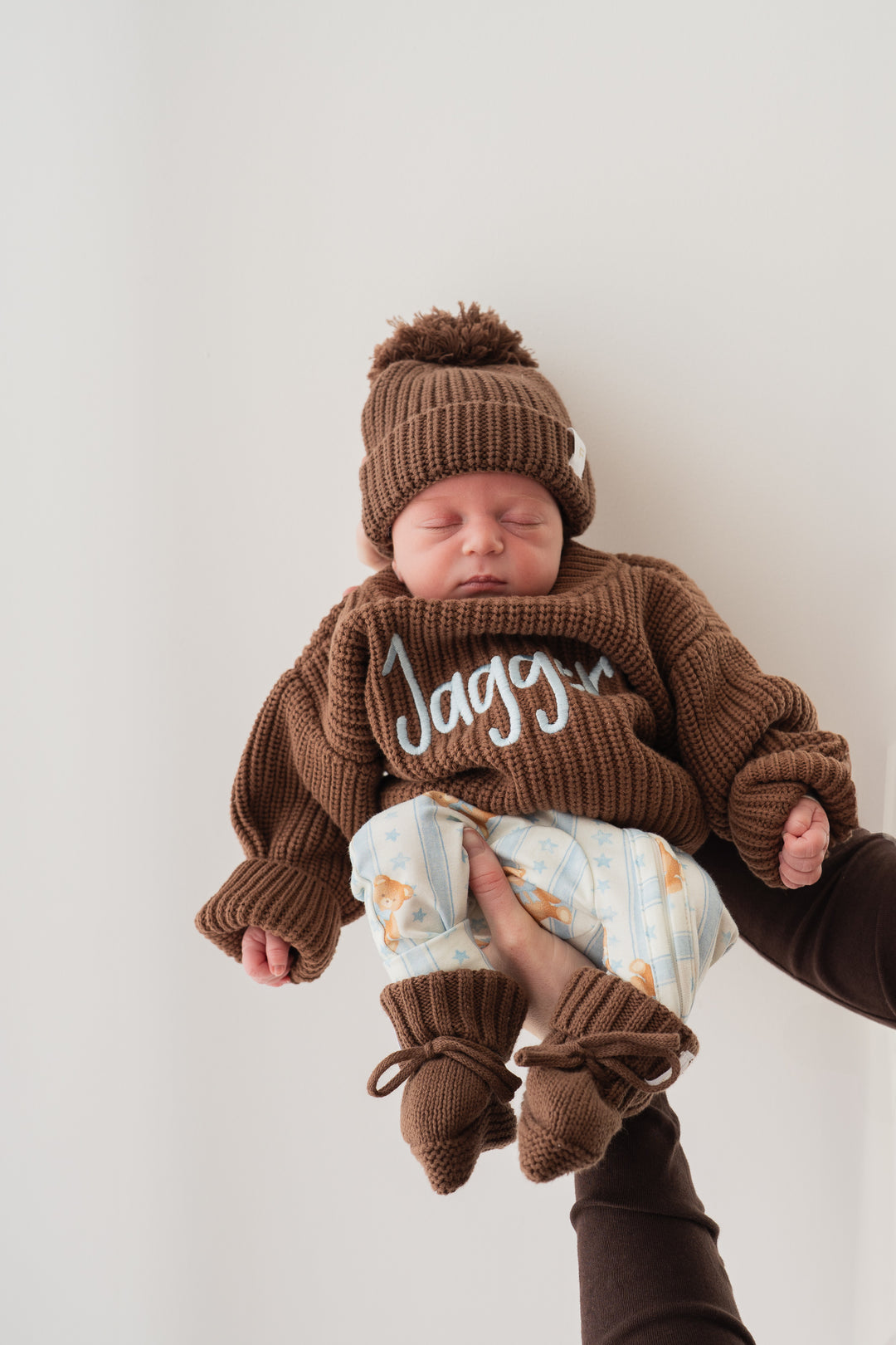 Chunky Baby Knit Jumper | Chocolate