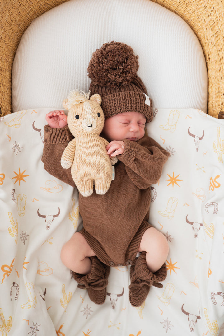 Knit Romper | Chocolate