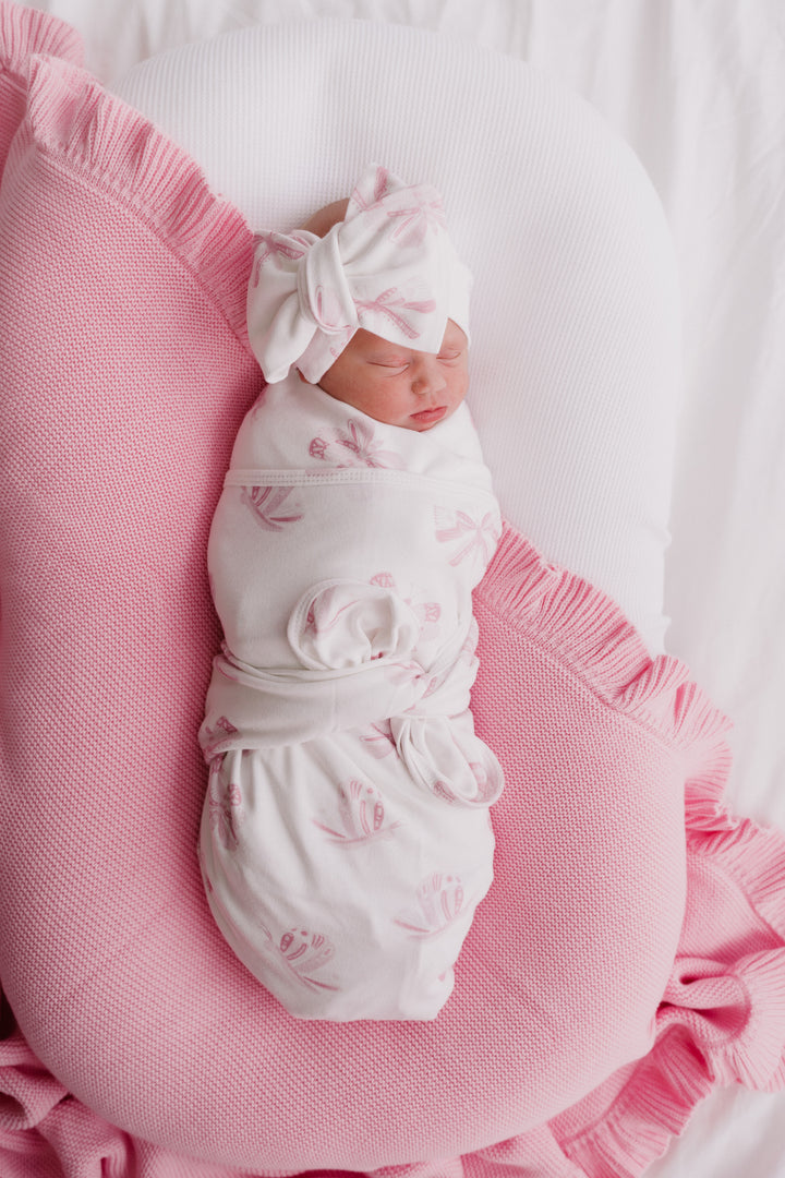 Swaddle Set | Pink Butterflies