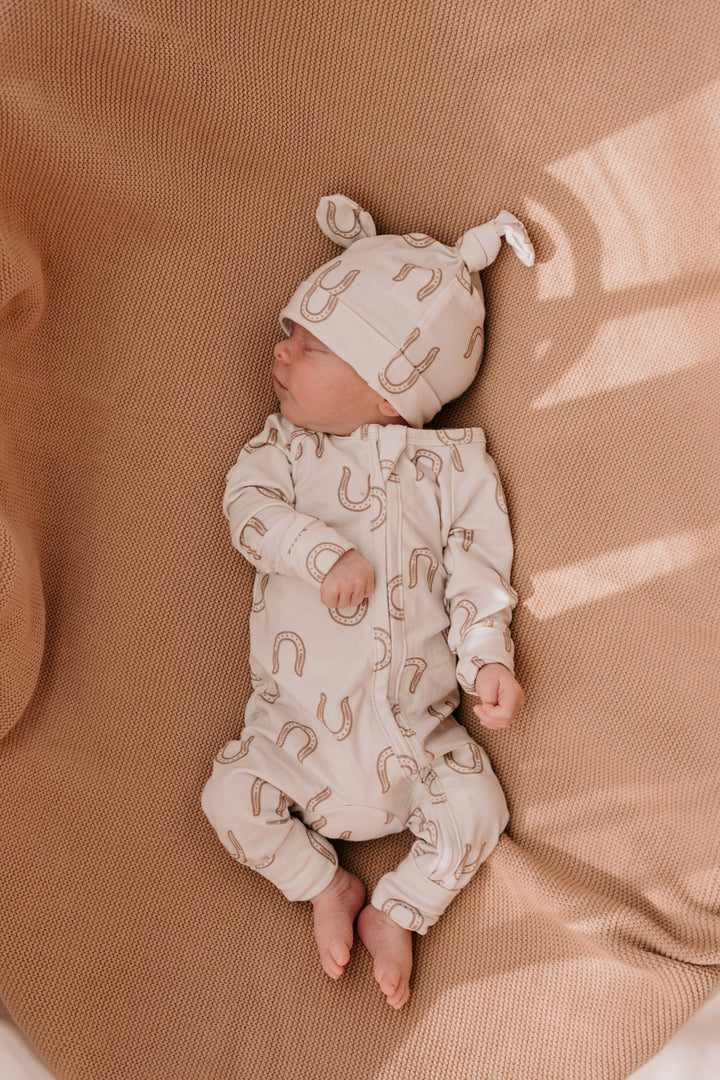 Zip Romper | Western Horse Shoe *PRE-ORDER*