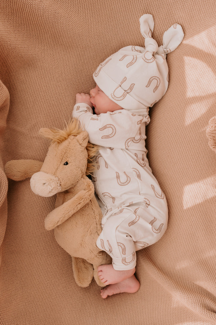 Zip Romper | Western Horse Shoe *PRE-ORDER*