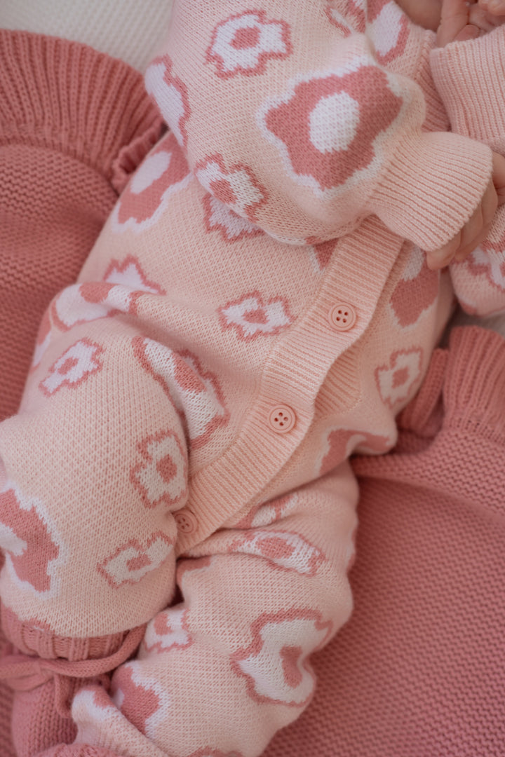 Knit Classic Romper | Penny Floral