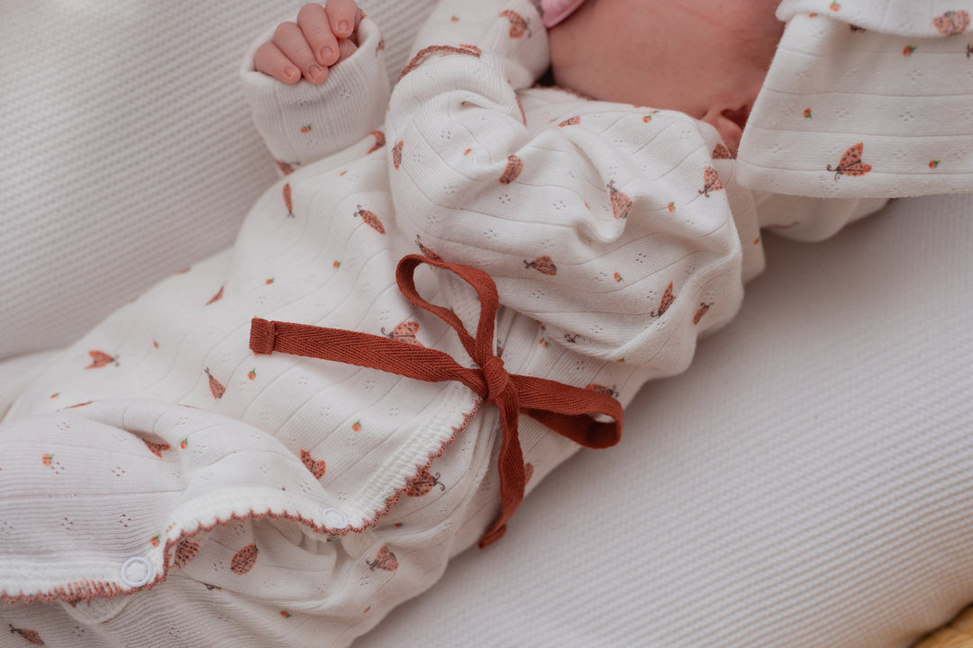 Essential Kimono Romper | Red Ladybug