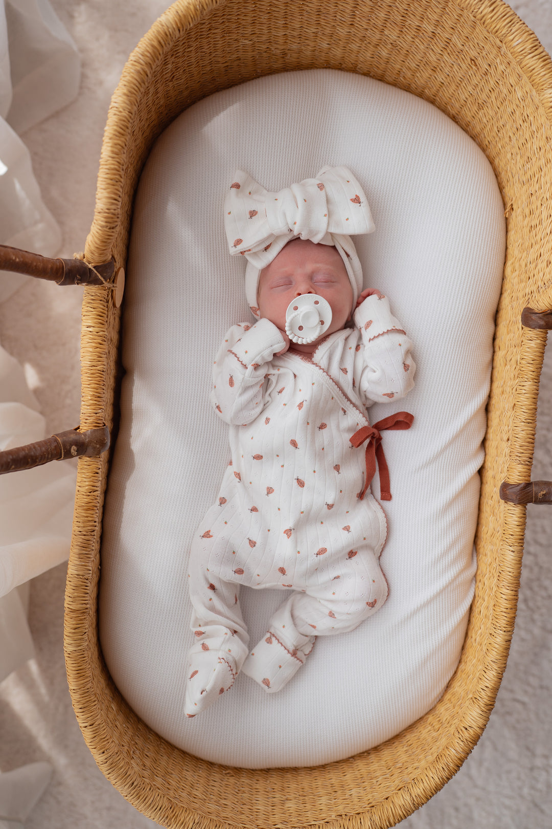 Essential Oversized Topknot | Red Ladybug