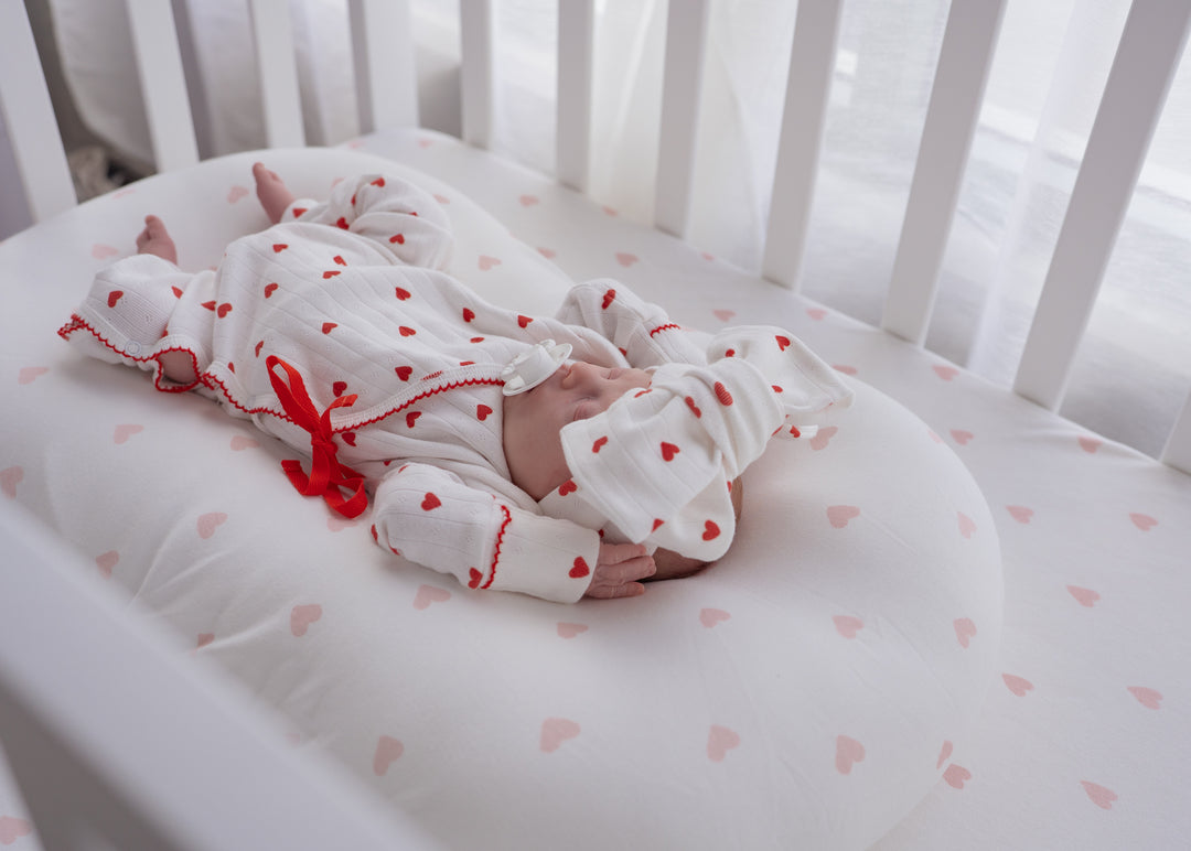 Essential Kimono Romper | Red Hearts