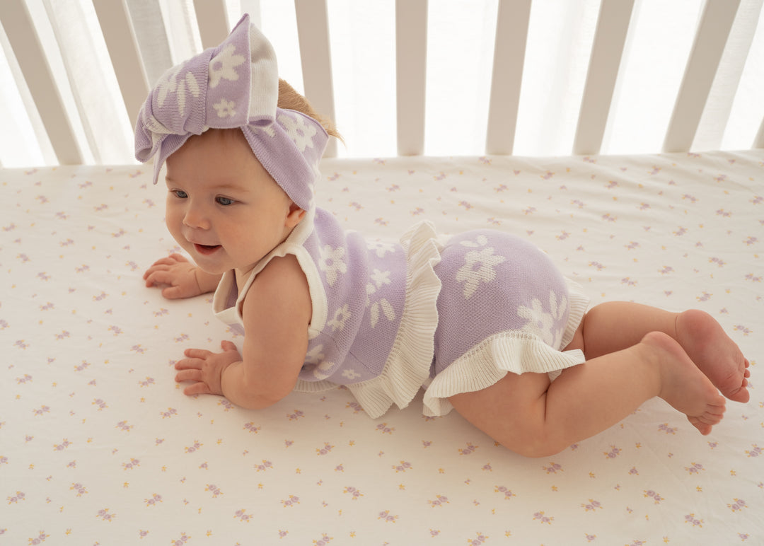 Knit Summer Set | Daisy Lilac Floral