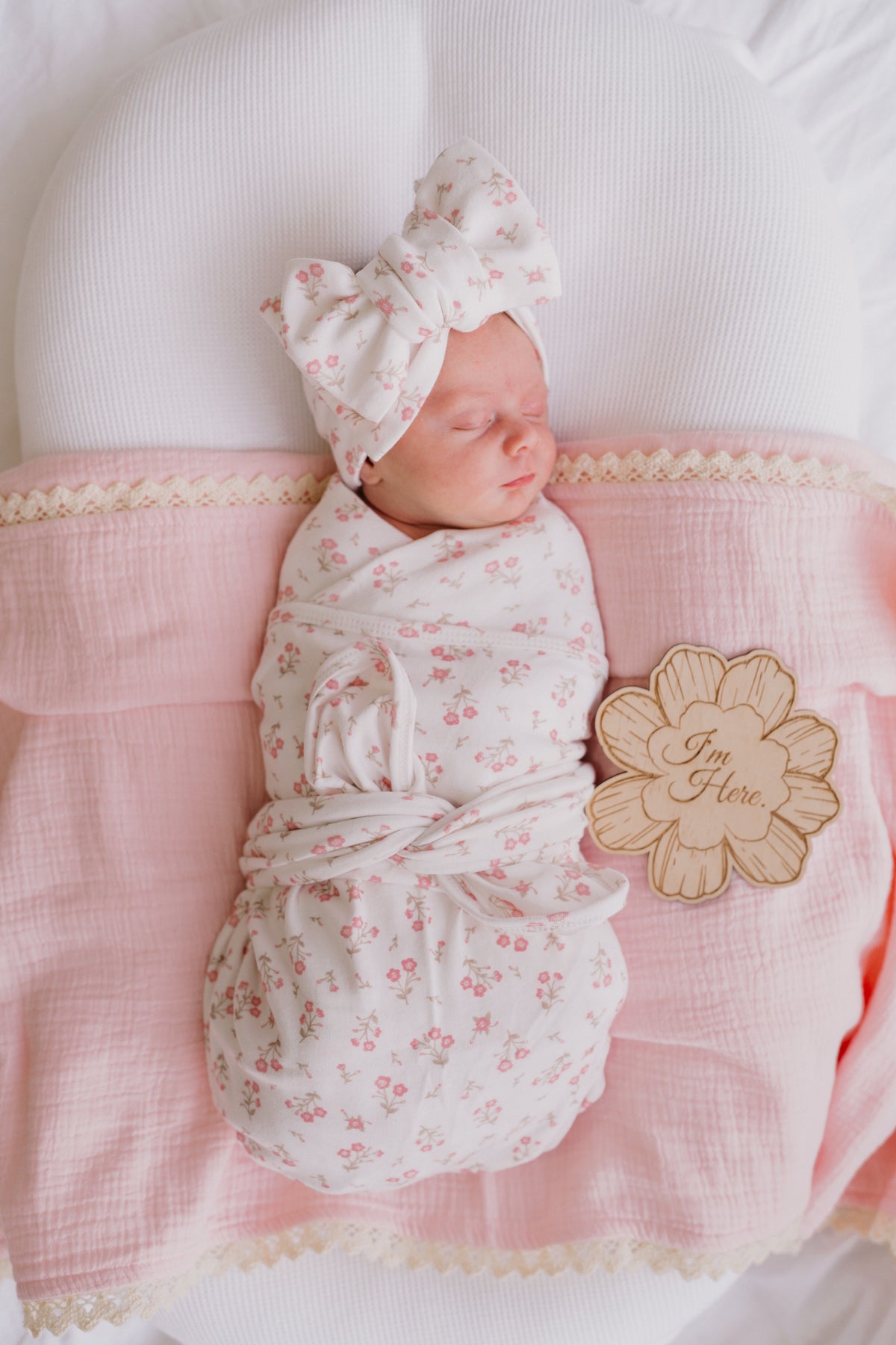 Swaddle Set | Paisley Peony – Little and Fern