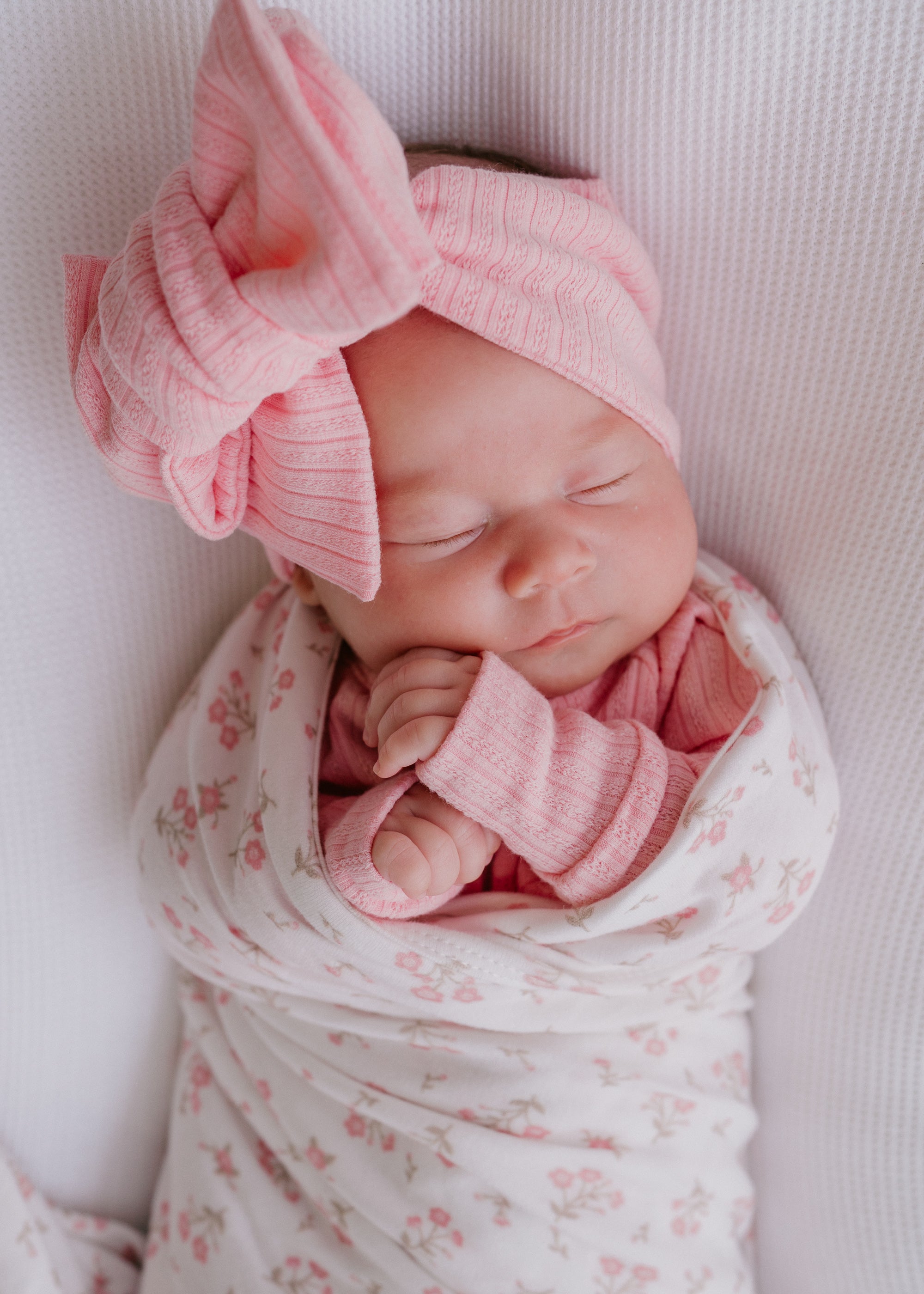 Oversized Topknot | Peony Rib Pointelle – Little and Fern