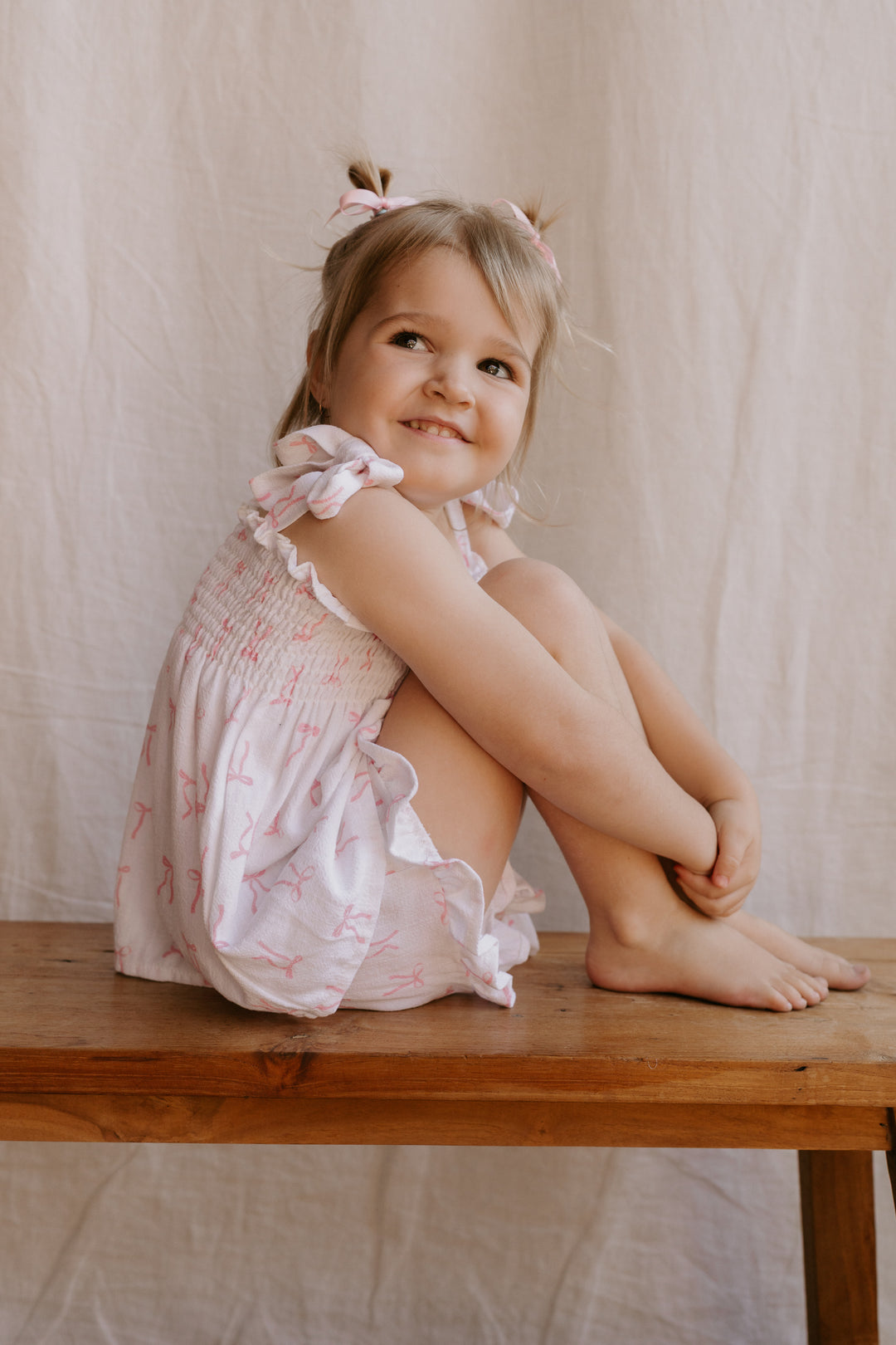 Short Set | Pink Bows
