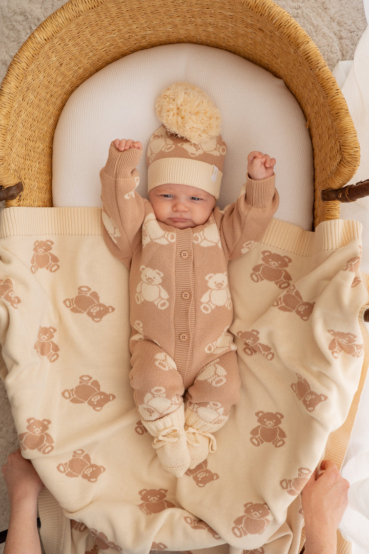 Knit Classic Romper | Teddies