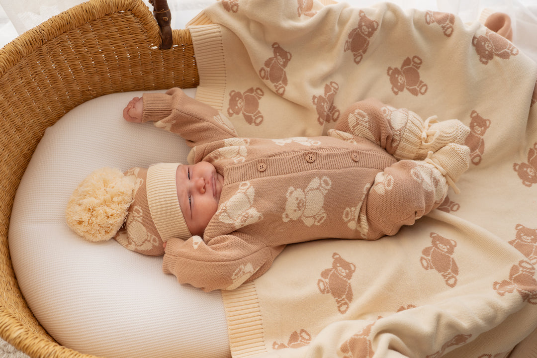 Knit Classic Romper | Teddies