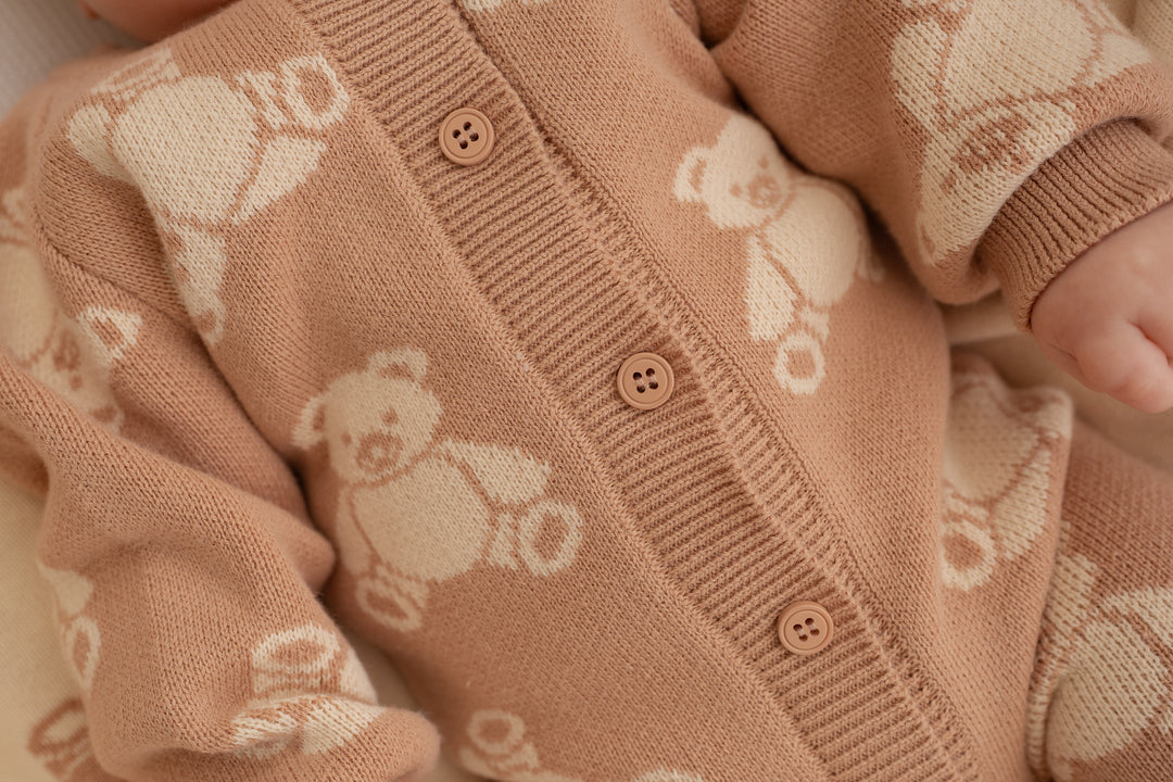 Knit Classic Romper | Teddies