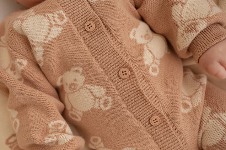 Knit Classic Romper | Teddies
