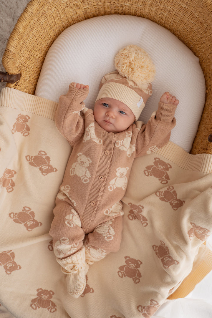 Knit Classic Romper | Teddies
