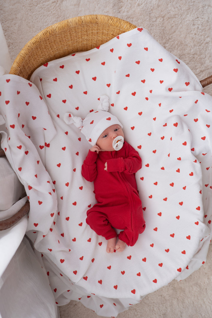 Zip Romper | Ruby Red (NO FRILL)