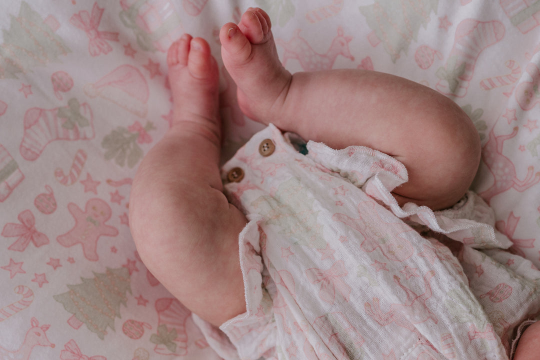 Frill Muslin Romper | Santa Baby