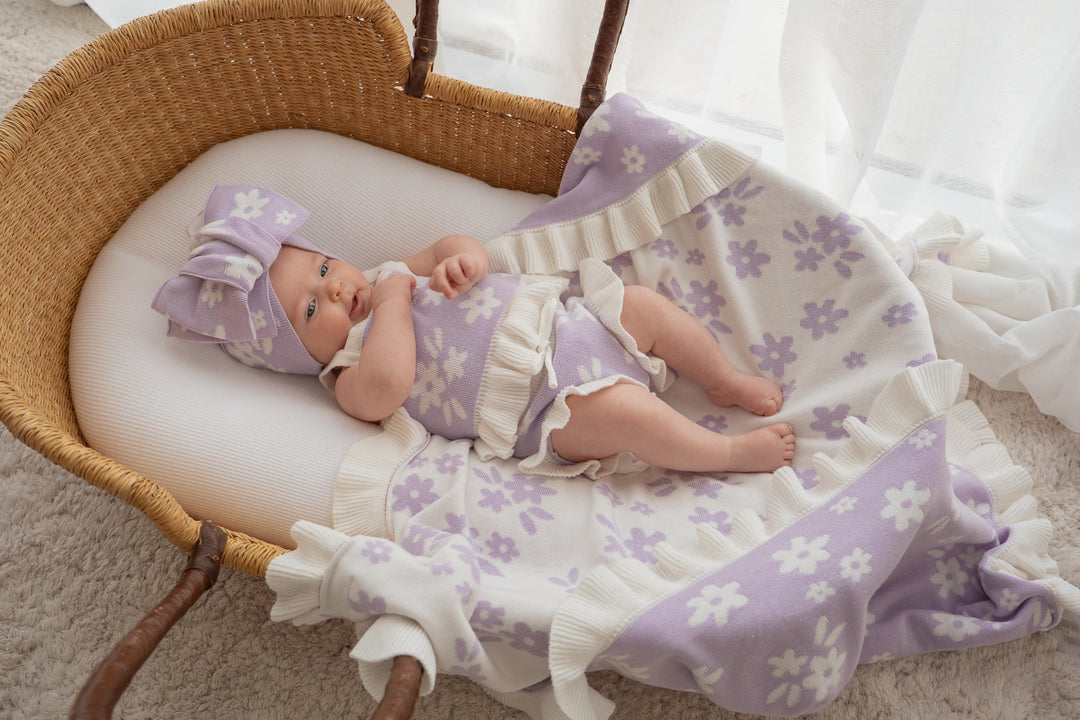 Knit Summer Set | Daisy Lilac Floral