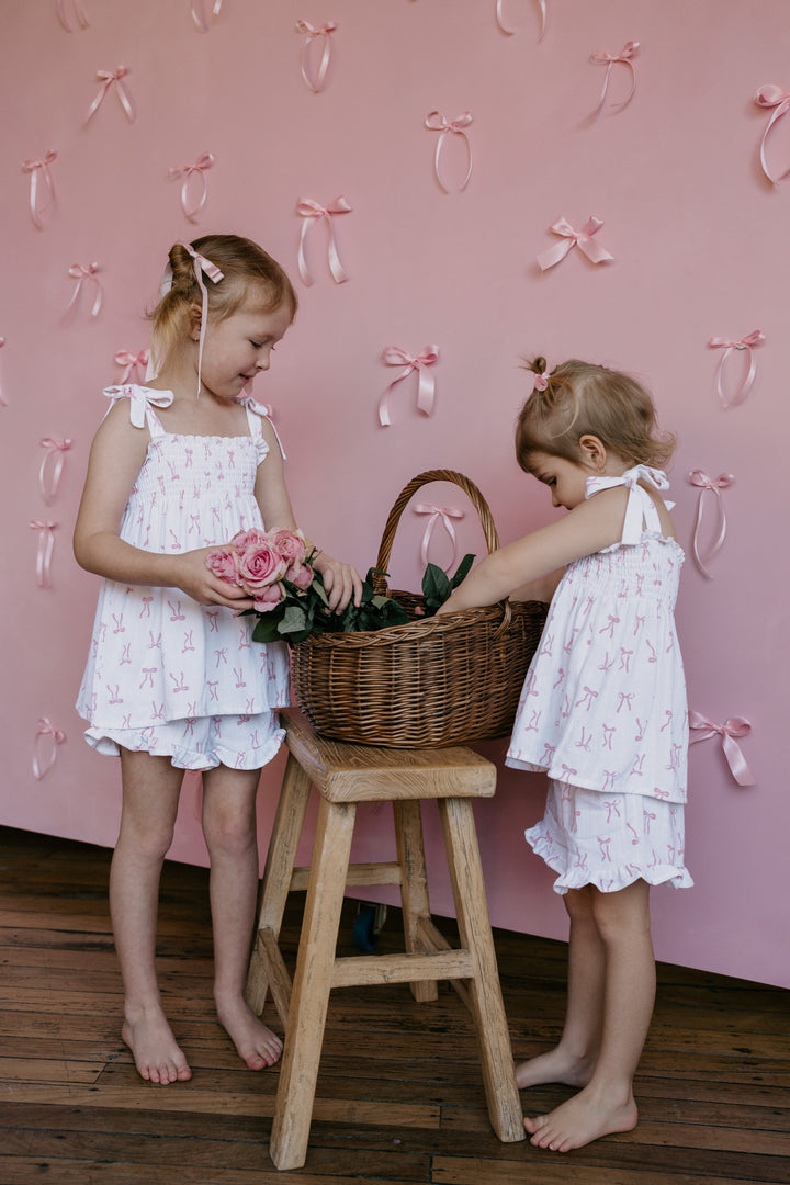 Short Set | Pink Bows