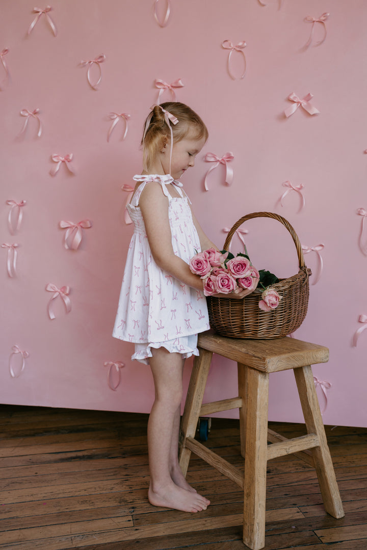 Short Set | Pink Bows